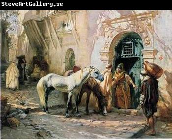 unknow artist Arab or Arabic people and life. Orientalism oil paintings 155